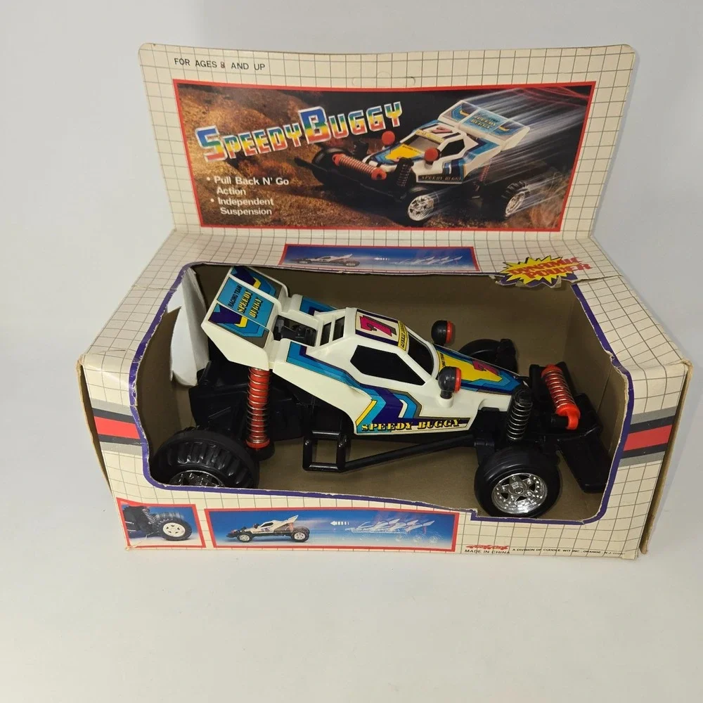 Speedy Buggy Pull Back N Go Independent Suspension No Batteries Required Vintage